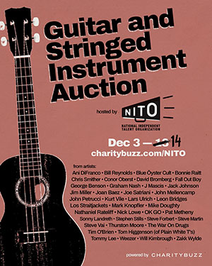 NITO auction of autographed guitar